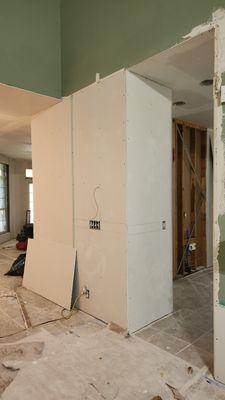 Drywall installation