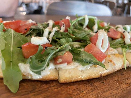 BLT flatbread with wasabi