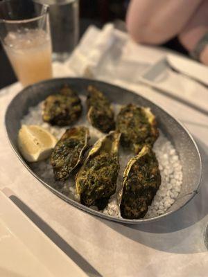 Oysters Rockefeller