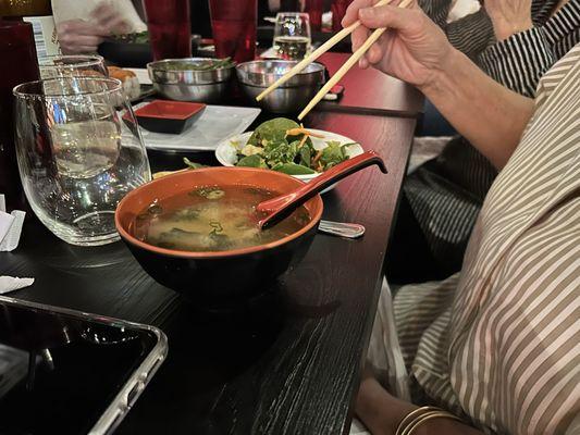 Cobra with salad & soup