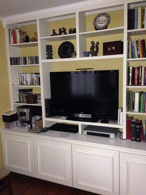 Build new entertainment center.