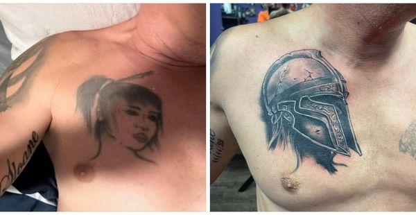 Cover up, helmet