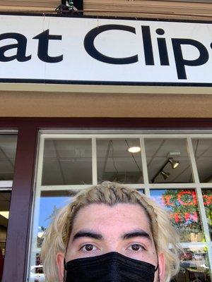 Checking in at Great clips :)