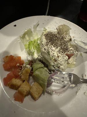 Wedge salad (half)