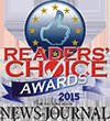 We won the 2015 Readers choice best around award!!