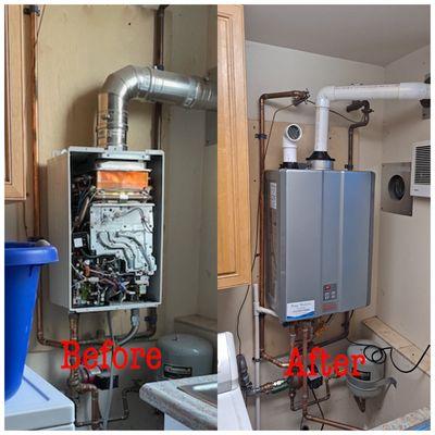 Rinnai Tankless RU199IN Installation