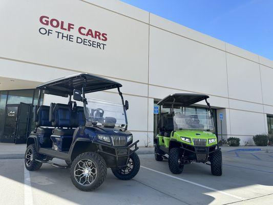 Evolution D5 Maverick Off-Road Golf Car at Golf Cars of the Desert in Las Montanas!