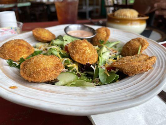 Fried Ravioli Salad