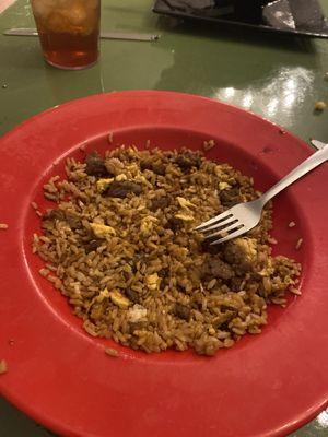 My steak and rice