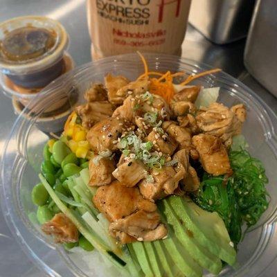 Chicken Poke Bowl