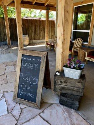 Tasting Room Entrance