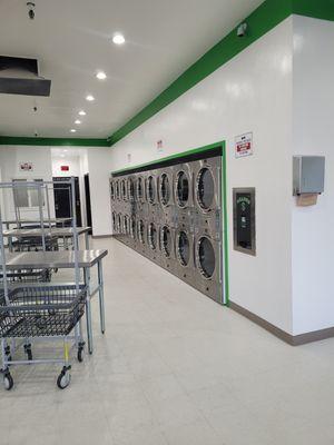 We also have 18 brand new dryers.