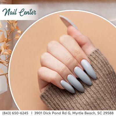 Nail Center: Your go-to for autumn-inspired nails.  Book your appointment today