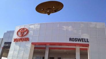 See What's Hovering At Roswell Toyota