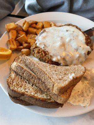 Country Fried Steak and Egg Platter. This was a 10. Crispy fried. The flavor was better than I have had.