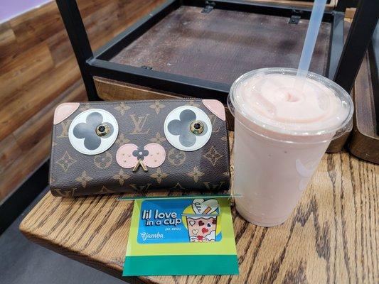 @Jamba Kalihi 3/23/2023.Mahalo Nui Dylan (Mngr),4 the Cool Nice tasting Lychee Drink perk,Ur So Awesome!G-Card 4 outgoing Makana w/Tory B!