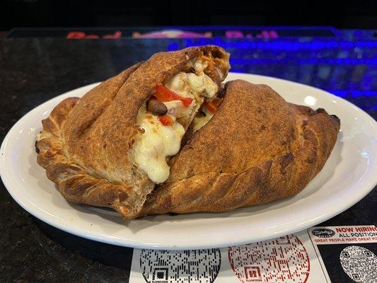 Spicy Thai Calzone with Whole Wheat crust