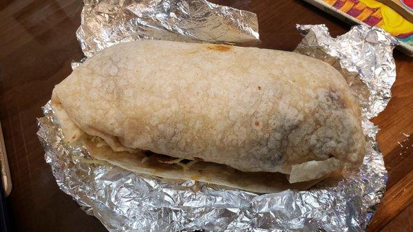 A delicious Chicken burrito!