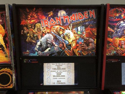 iron maiden pinball machine