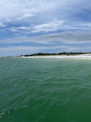 Beautiful white sand beach