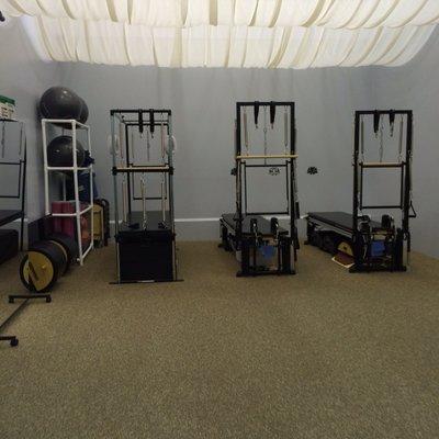 Offering small equipment classes for all levels of fitness