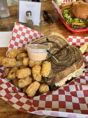 Rueben with tots