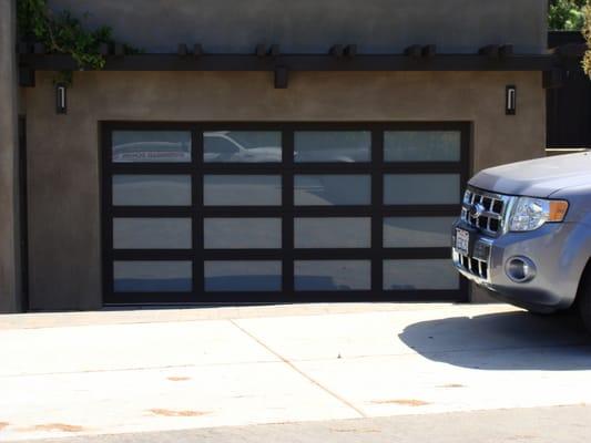 glass garage doors