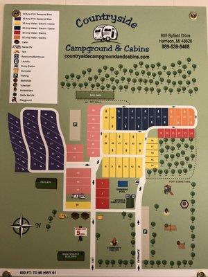 Campground layout