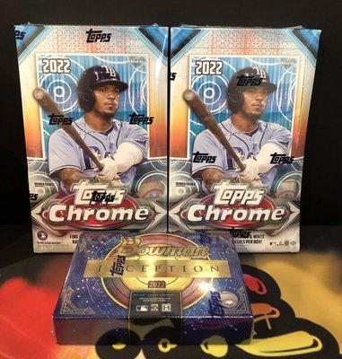 Topps Chrome Baseball Hobby Box & Bowman Inception Hobby Box