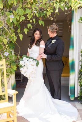 Two gorgeous brides!