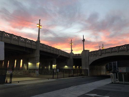 Arts District at sunrise