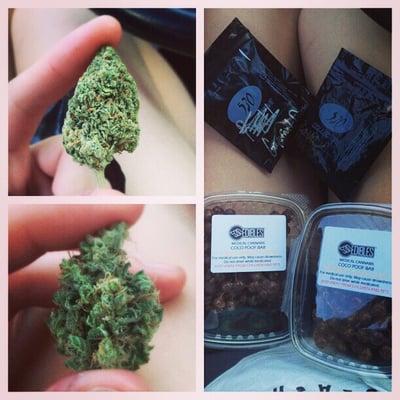 Some dank buds and edibles