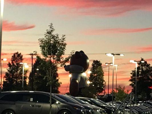 Sunsets at Scott Clark Honda are amazing !!