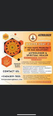 Astrologer and psychic udayji