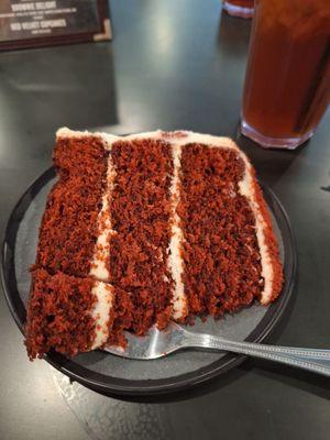 Currently making a tour of Birmingham for the best slice of cake. This slice of red velvet has great appearance.