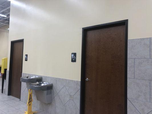 On site restrooms