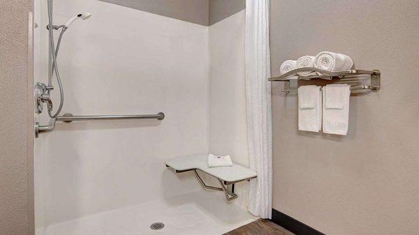 Motel Percival IA Bathroom Gemini ADA Shower