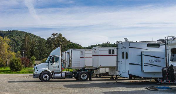 Parking for big rigs and commercial equipment