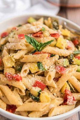 PASTA PRIMAVERA.. A delicious, light pasta dish.. Your choice of pasta...