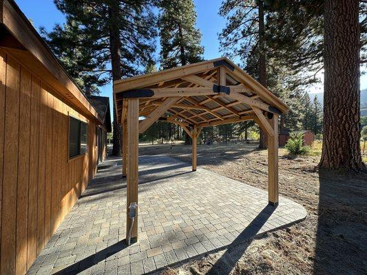 Patio and gazebo