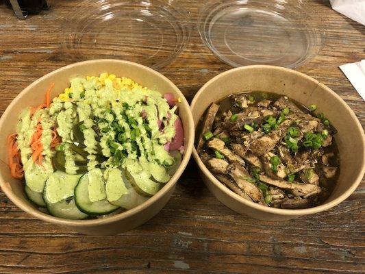 Large Jerk Chicken Rice Bowl (I asked for chicken on the side)