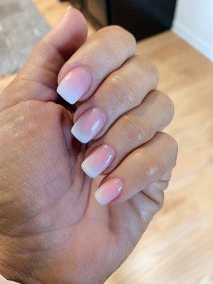 Ombré gel fill in