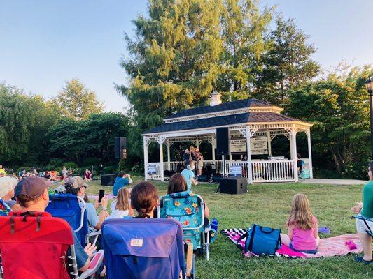 Bryn Mawr Gazebo -- Bryn Mawr Twilight Concerts, presented by Lower Merion Township, co-produced by Ardmore Music Hall