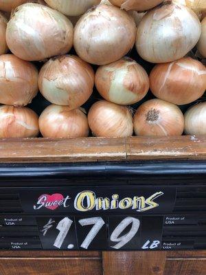 Sweet onions delicious