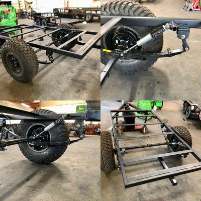 Custom overlander trailer build