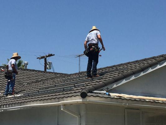 Installation on Metal Roof