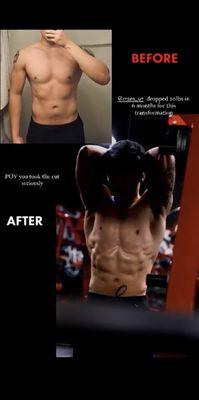 Fat loss and muscle gain!