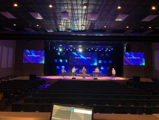 Installations of Lighting, Sound & Video Production Equipment for Houses of Worship are our Specialty!