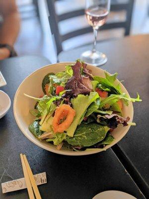 Crispy Calamari Salad