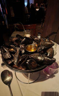 Cast iron roasted mussels - $17